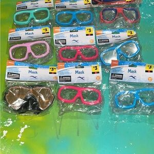 Assorted Kids Swim Masks - Bright Colors